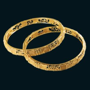 A Pair of Gold Bracelets